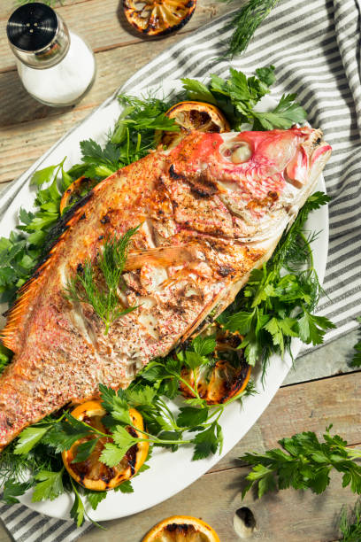 istock Homemade Grilled Whole Red Snapper 898398806