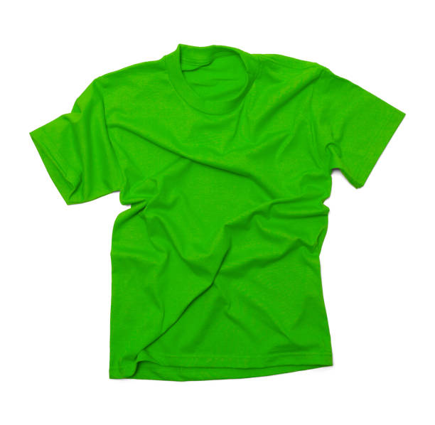 istock Wrinkled Green T Shirt 898398998