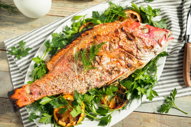 istock Homemade Grilled Whole Red Snapper 898399378