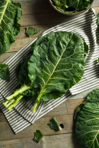 istock Raw Green Organic Collard Greens 898401120