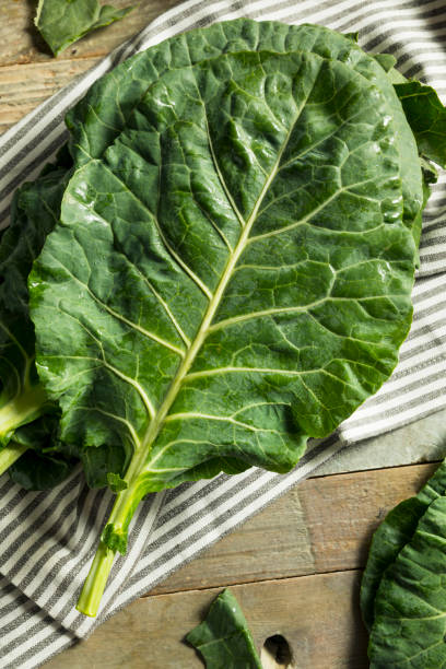 istock Raw Green Organic Collard Greens 898401496