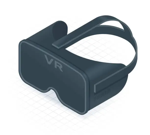 Vector illustration of Virtual Reality Headset