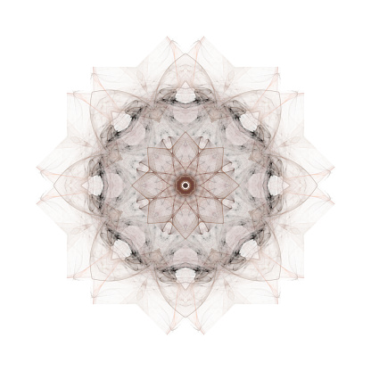 Abstract ornamental pattern as a symmetrical background.