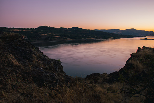 Overlook in the Columbia River Gorge.