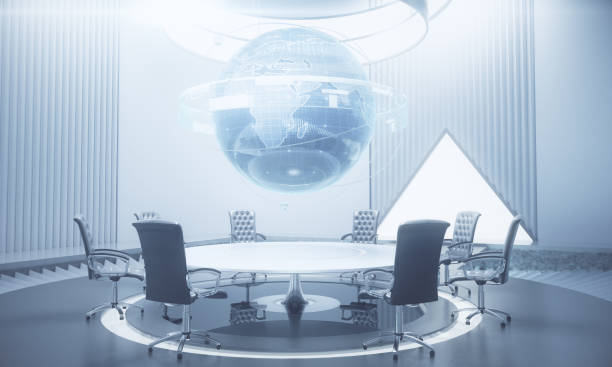 istock Global business and communication concept 898417670