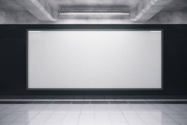 istock Grunge interior with clean poster 898418954