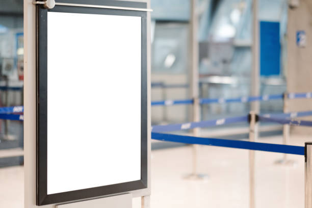 istock blank advertising billboard at airport 898437704