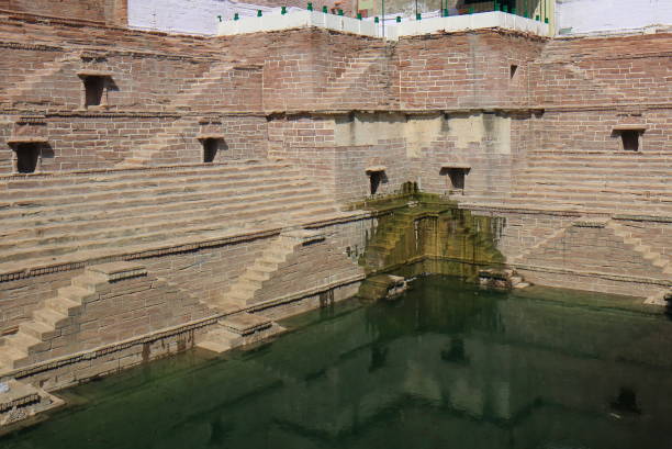 istock Historical architecture Step well Jodhpur India 898441848