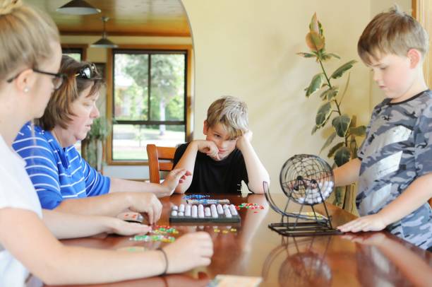 istock Bingo family board game 898442958