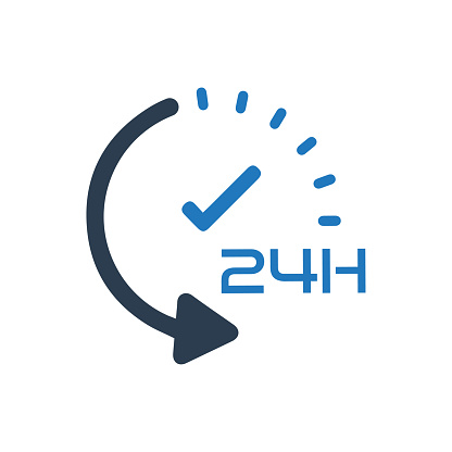 24 Hour Service Icon