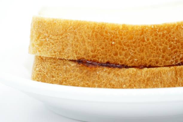 Strawberry jam sandwich