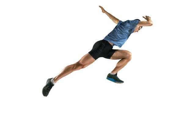 istock The studio shot of high jump athlete is in action 898455708