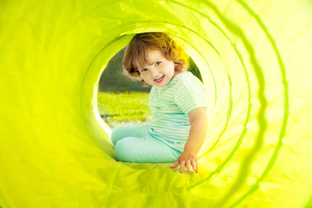 istock Little girl on playground. 898458112