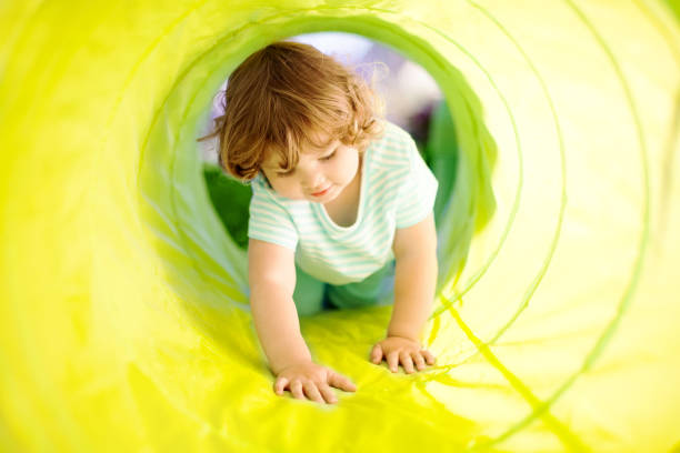 istock Little girl on playground. 898458130