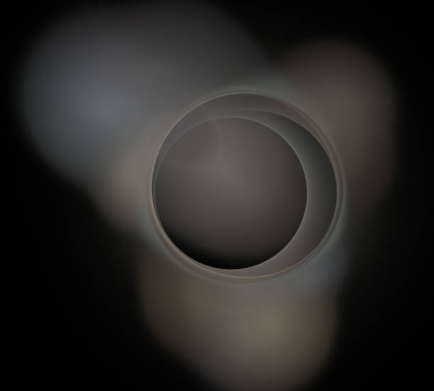 istock image of one Digital Fractal on Black Color 898458708