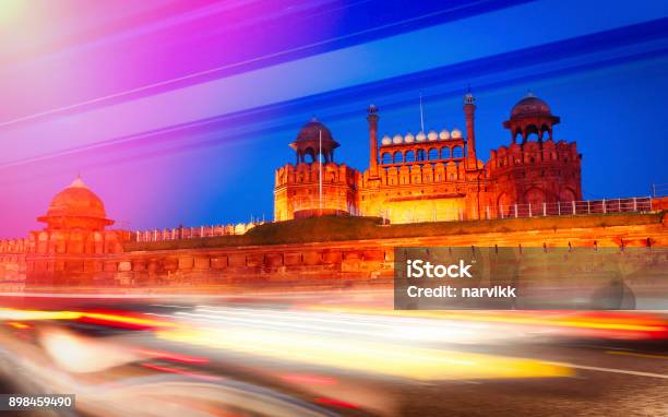 Red Fort In Delhi Stock Photo - Download Image Now - Delhi, India, Monument