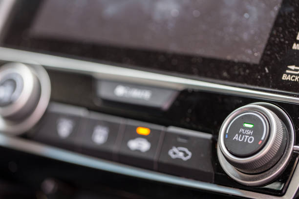 istock Car interior details of car luxury. 898459564