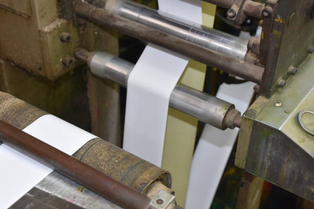 istock Factory for manufacturing stickers 898460244