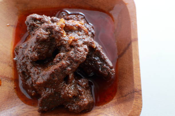 istock Indonesian  food, spicy beef 898466900