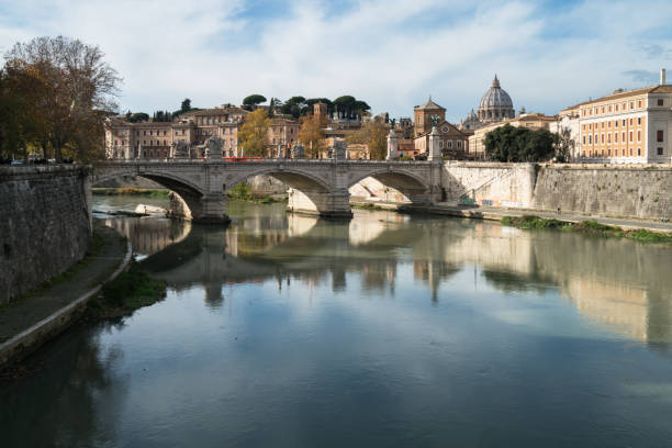 istock The bridge Ponte Vittorio Emanuele II over river Tiber 898467610
