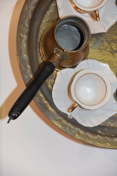 istock Traditional kettle AND coffee cups 898471294