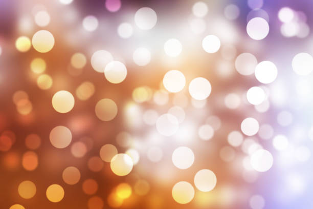 Abstract bokeh background. Christmas bokeh lights refocused blurred background Abstract bokeh background. Christmas bokeh lights refocused blurred background. blue yellow lights stock pictures, royalty-free photos & images