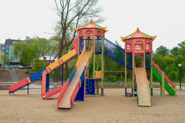 istock Colorful children playground 898482316