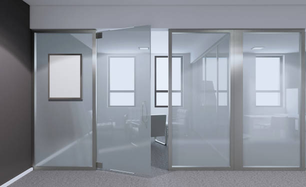 istock Modern office Cabinet. Meeting room. 3D rendering. 898493336