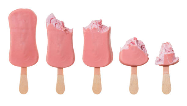 istock Eaten strawberry ice cream 898497180