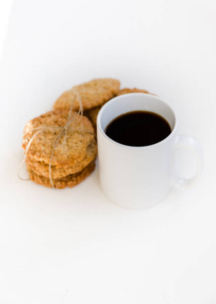 Cookies homemade. coffee stock photo