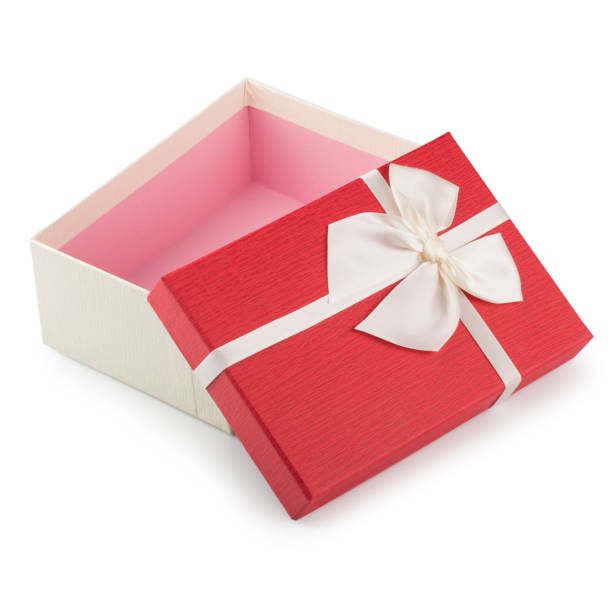 istock Gift boxes with ribbon bow isolated on a white background 898513630