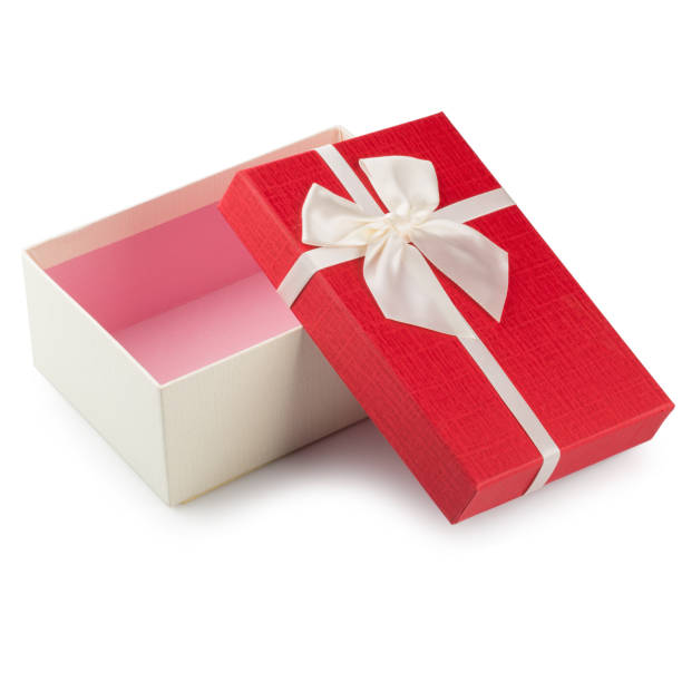 istock Gift boxes with ribbon bow isolated on a white background 898513632