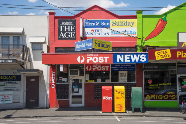 Coburg - Post Office (LPO) and Newsagency stock photo