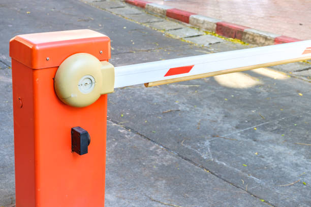 istock Entrance parking for car 898534988
