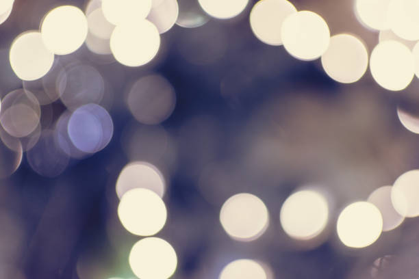 istock Merry Christmas Tree Lights Close Up Bokeh 898548946