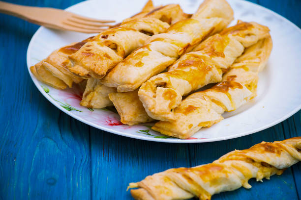 sticks with ham and cheese