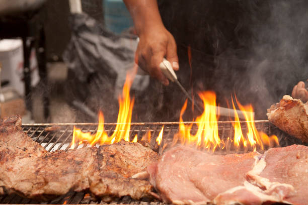 istock Cooking a Barbecue outdoors 898562632