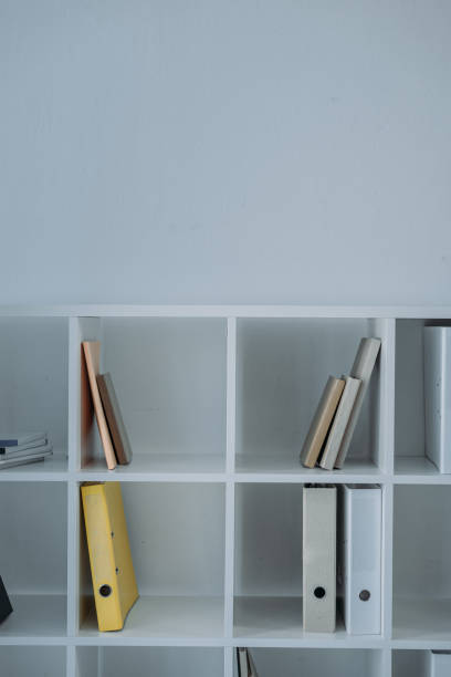 istock folders on shelves in office 898563672
