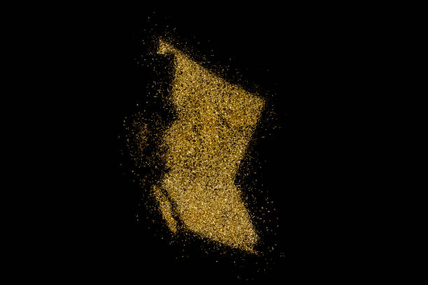 istock British Columbia shaped from golden glitter on black (series) 898574516