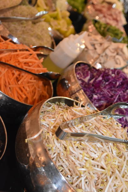 istock Fresh salads in a hotel 898577808
