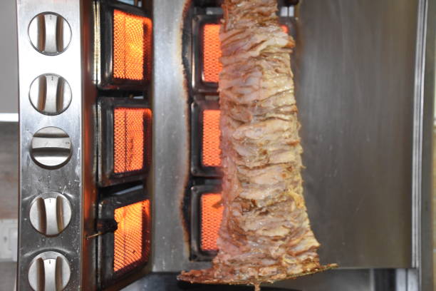 istock Grill Chicken Lamb Mutton Shawerma Meat Machine 898578222