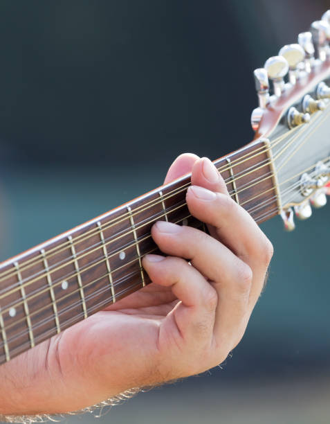 istock hand man playing the guitar 898582728