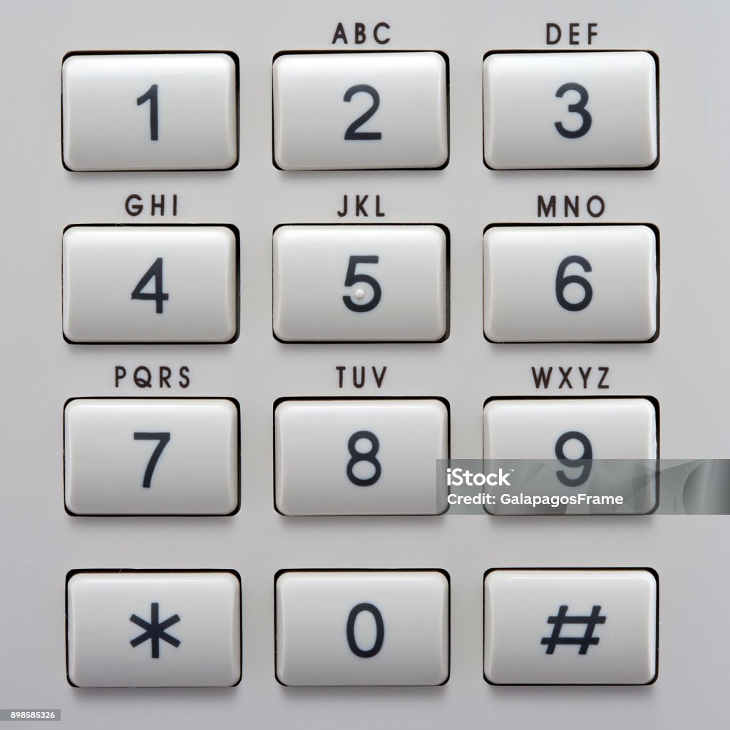 Telephone Keypad With Buttons Stock Photo Download Image Now Keypad