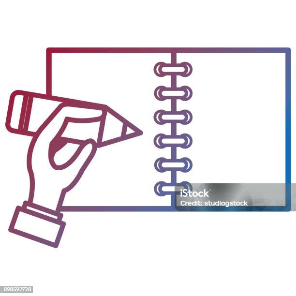 Hand Human Writing Icon Stock Illustration - Download Image Now - Agreement, Business, Colombia