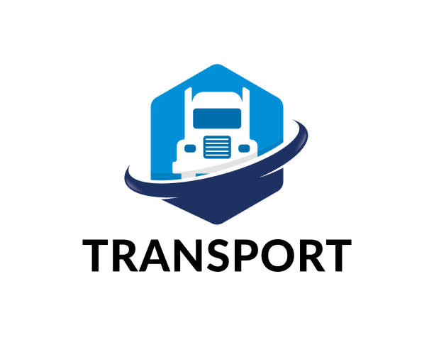 transport vektor icon - delivering freedom shipping truck stock-grafiken, -clipart, -cartoons und -symbole