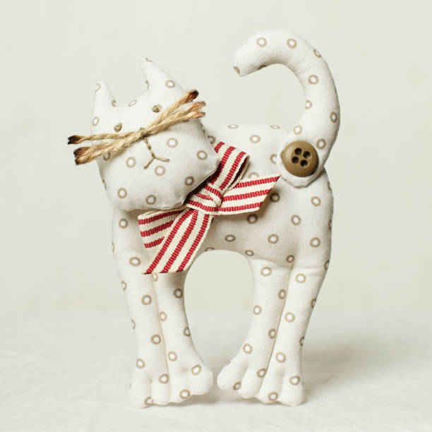 istock Cat toy and textile and sewing accessory 898596682