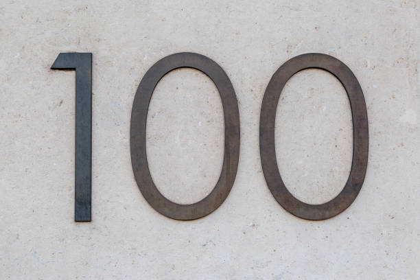 istock Metal Hundred / 100 sign 898602394