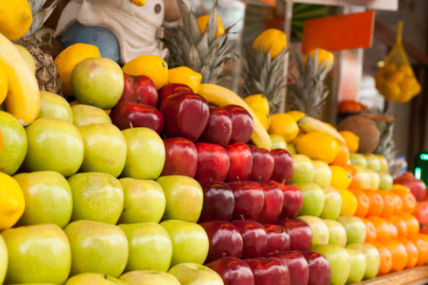 Fruits on a farm market