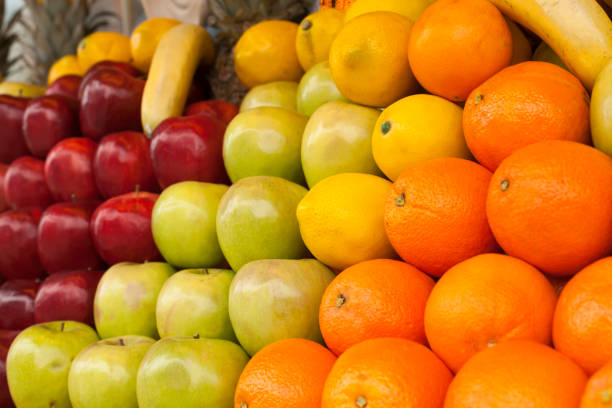istock Fruits on a farm market 898612978
