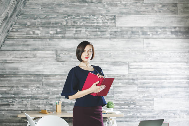 istock Pretty secretary concept 898615284
